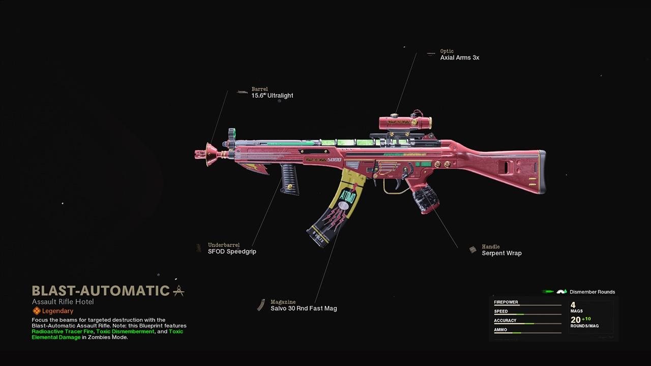 Blast-Automatic - COD Warzone and Black Ops Cold War Weapon Blueprint | Call of Duty