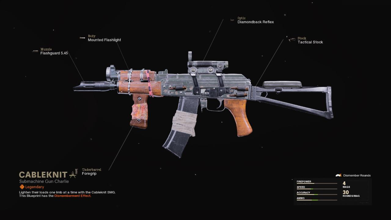 Cableknit - COD Warzone and Black Ops Cold War Weapon Blueprint | Call of Duty Cableknit - COD Warzone and Black Ops Cold War Weapon Blueprint | Call of Duty