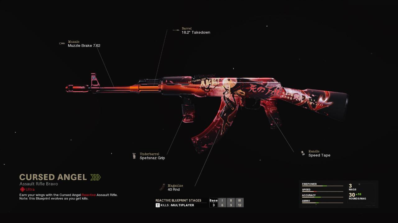 Cursed Angel - COD Warzone and Black Ops Cold War Weapon Blueprint | Call of Duty Cursed Angel - COD Warzone and Black Ops Cold War Weapon Blueprint | Call of Duty