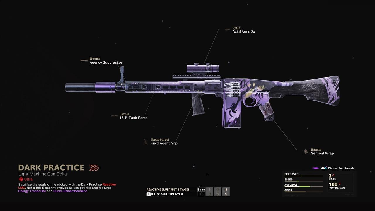 Dark Practice - COD Warzone and Black Ops Cold War Weapon Blueprint | Call of Duty Dark Practice - COD Warzone and Black Ops Cold War Weapon Blueprint | Call of Duty