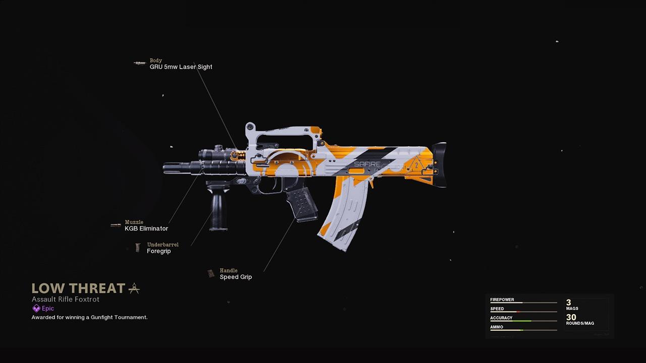 Low Threat - COD Warzone and Black Ops Cold War Weapon Blueprint | Call of Duty