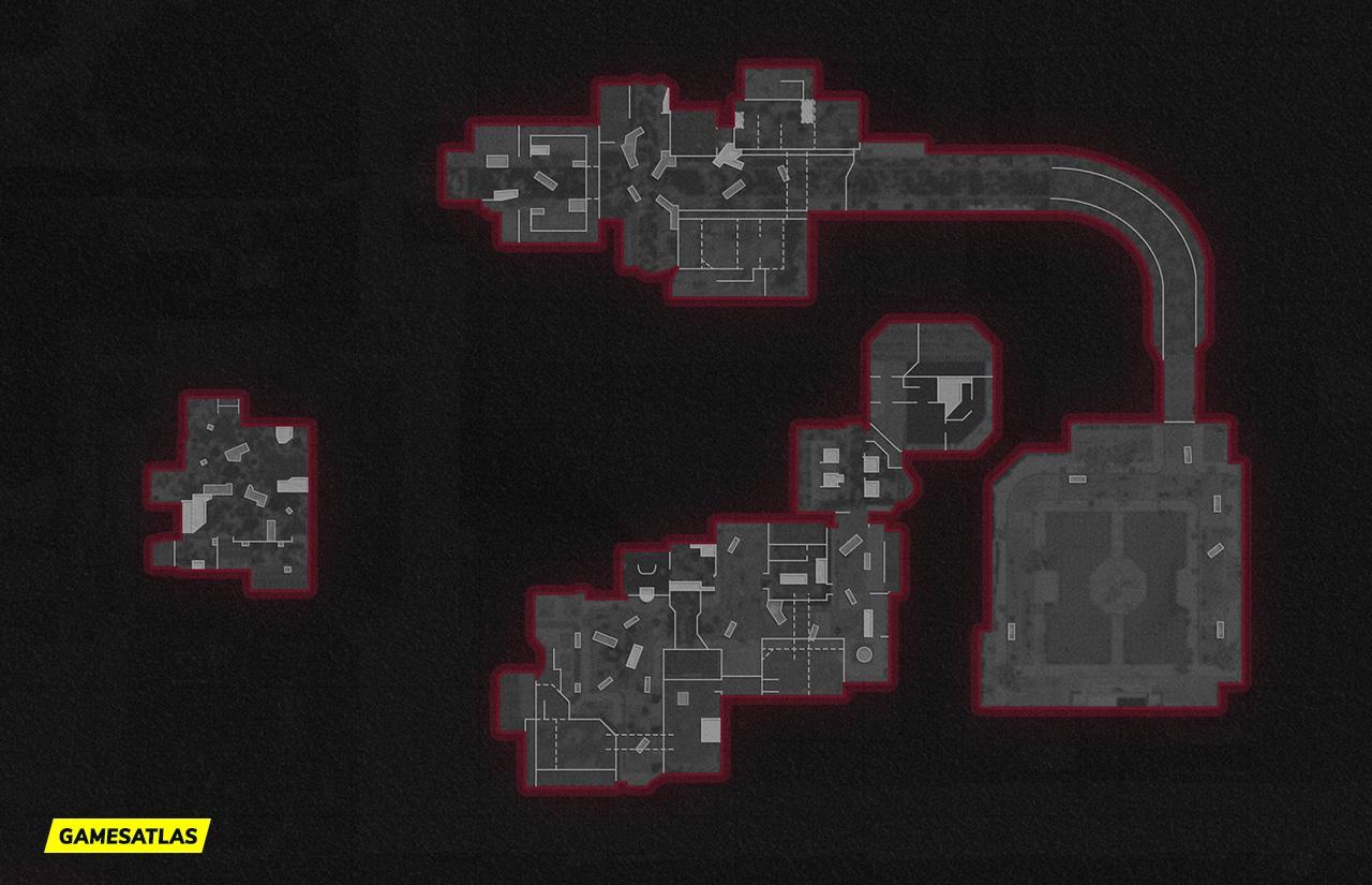 Forsaken COD Cold War Zombies Map Layout 1