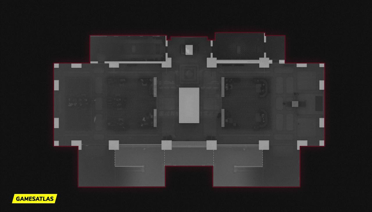 KGB COD Cold War Map Layout