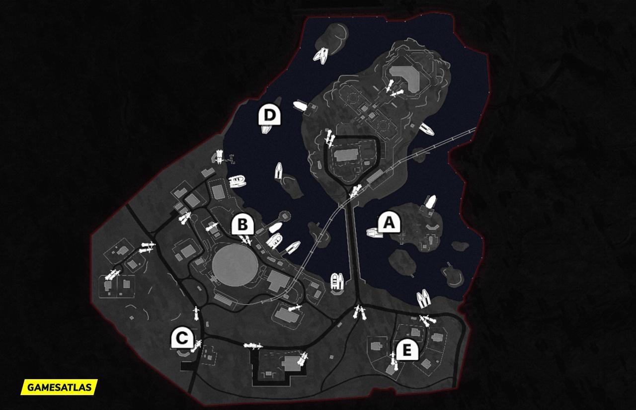 Sanatorium COD Cold War Map Layout