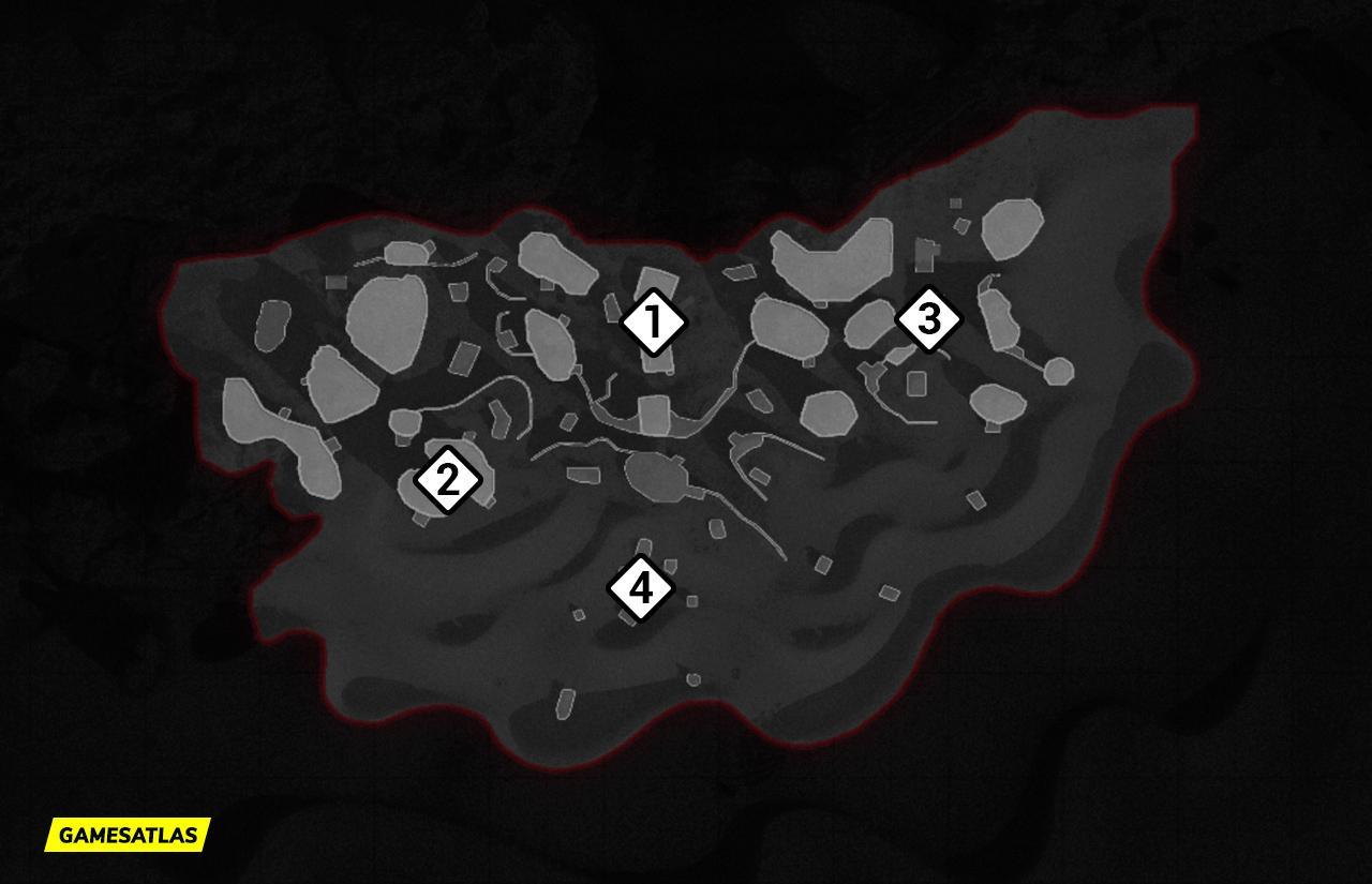 Satellite COD Cold War Map Hardpoint Rotations