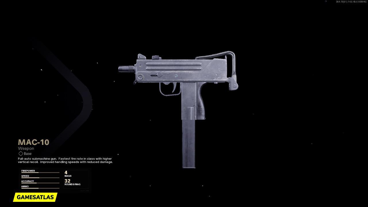 MAC-10 | COD Black Ops Cold War Blueprints and Warzone ...