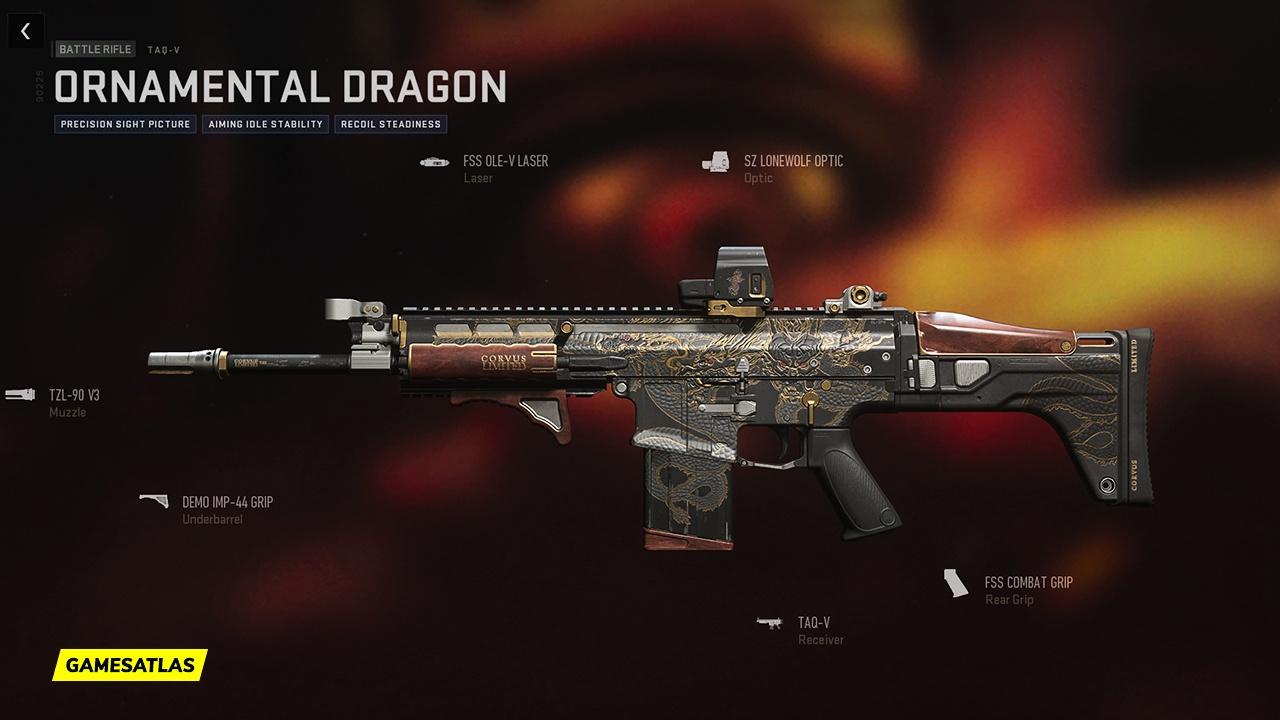 Ornamental Dragon - Warzone and Modern Warfare 2 Blueprint Ornamental Dragon - Warzone and Modern Warfare 2 Blueprint