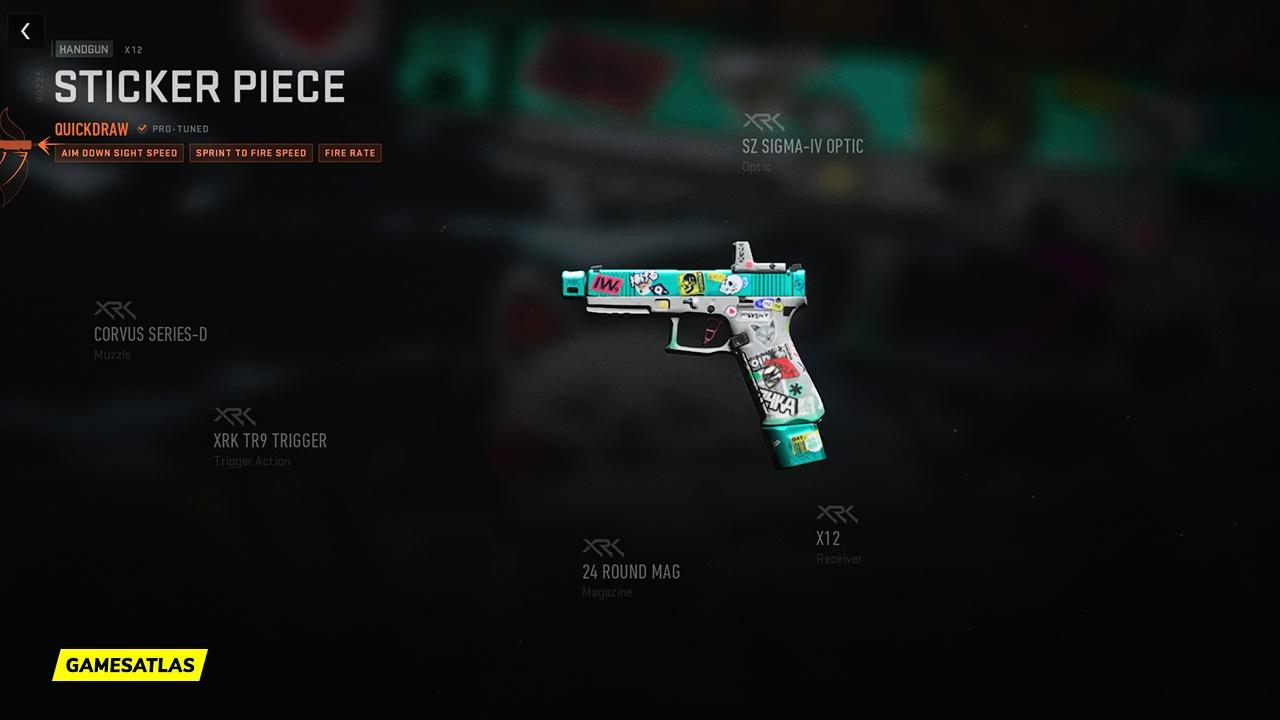 Sticker Piece - Warzone and Modern Warfare 2 Blueprint