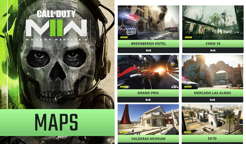 Modern Warfare 2  MW2 - Multiplayer Maps List - Black Ops III