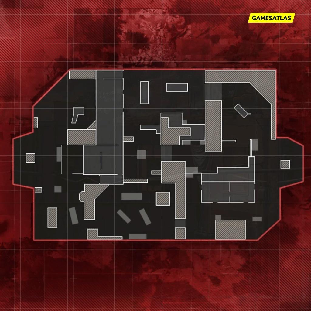 shoot house cod modern warfare 2 map layout