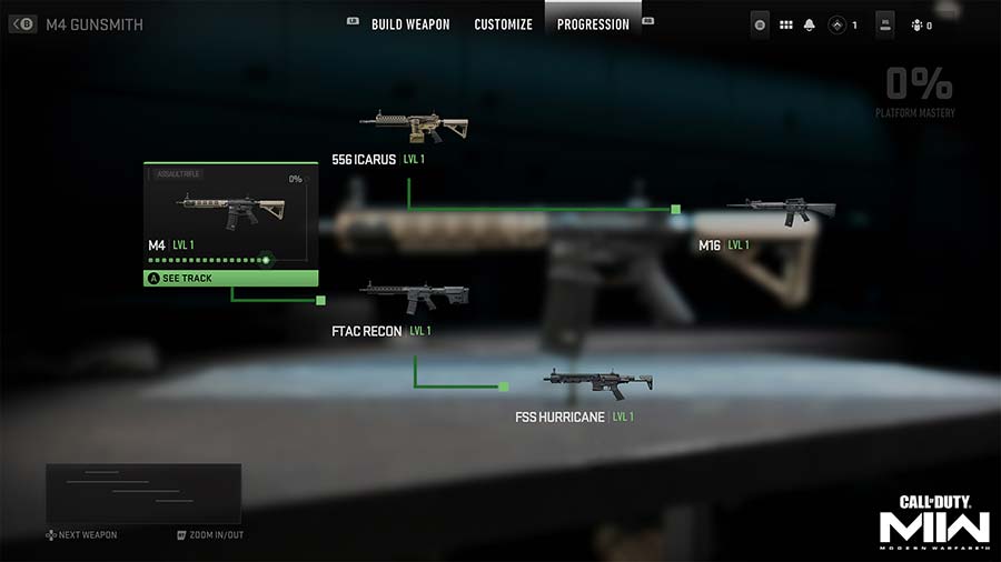 modern warfare 2 weapons platforms