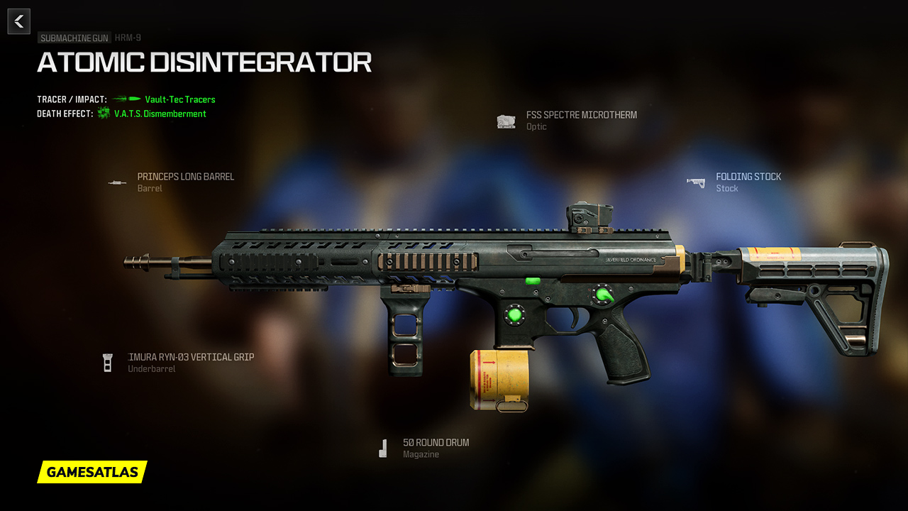 Atomic Disintegrator - Warzone and Modern Warfare 3 Blueprint Atomic Disintegrator - Warzone and Modern Warfare 3 Blueprint