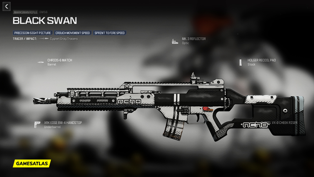 Black Swan - Warzone and Modern Warfare 3 Blueprint Black Swan - Warzone and Modern Warfare 3 Blueprint