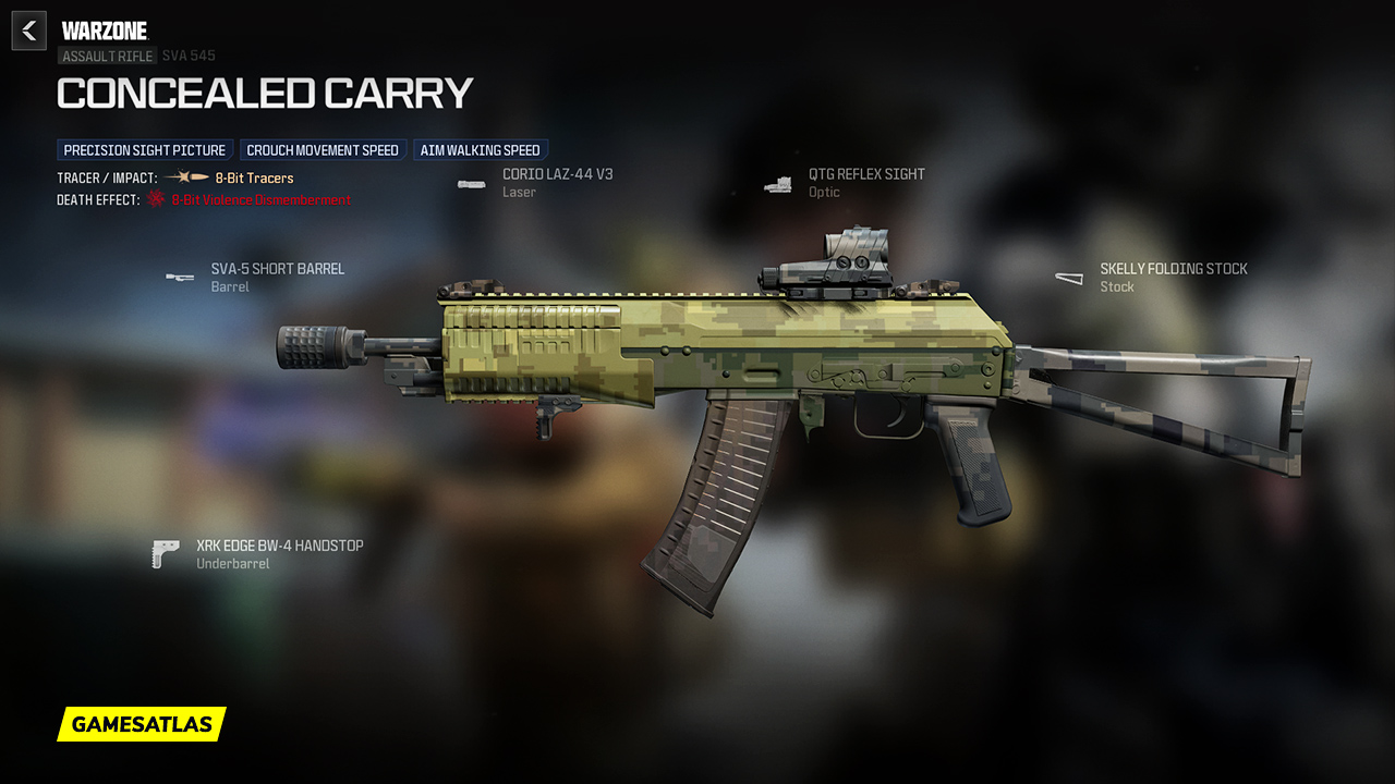 Concealed Carry - Warzone and Modern Warfare 3 Blueprint