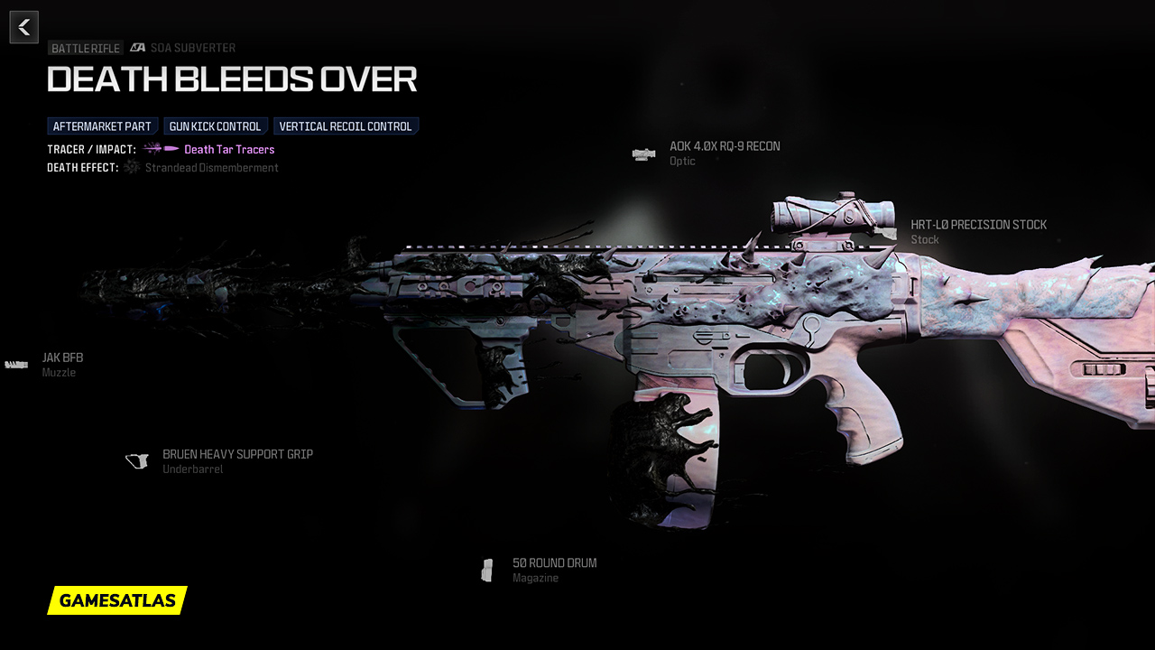 Death Bleeds Over - Warzone and Modern Warfare 3 Blueprint Death Bleeds Over - Warzone and Modern Warfare 3 Blueprint