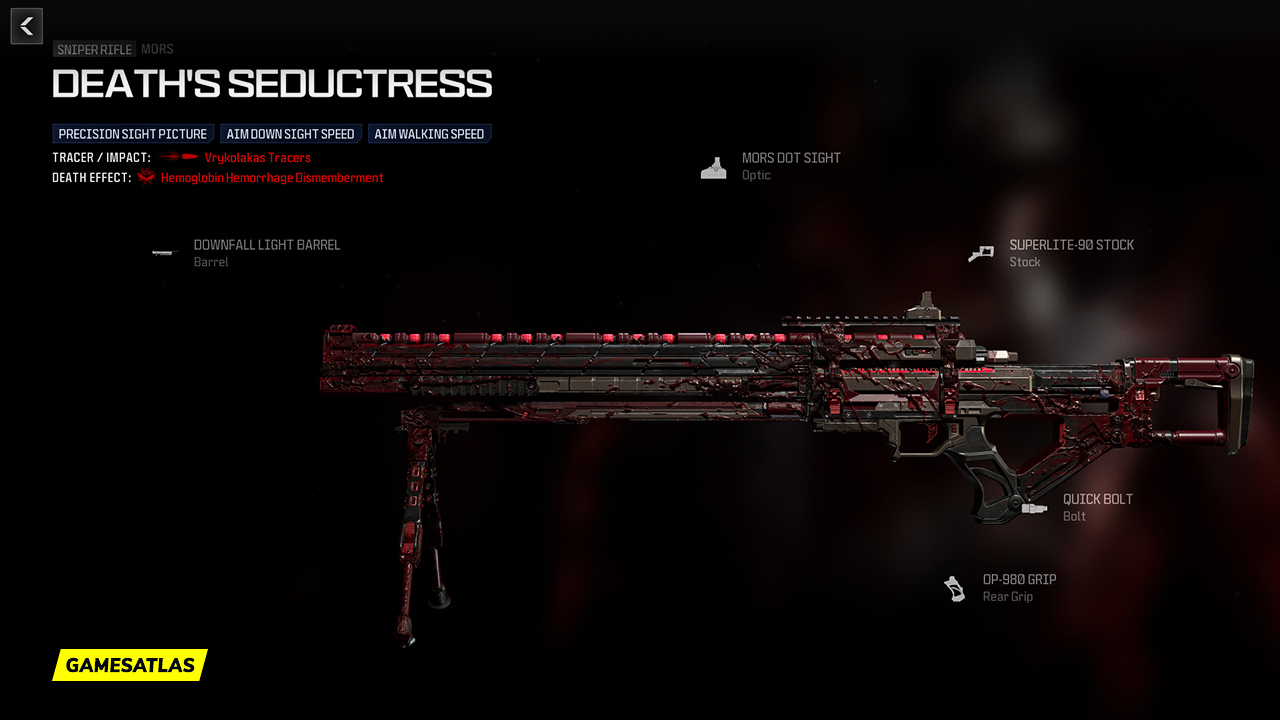 Deaths Seductress - Warzone and Modern Warfare 3 Blueprint Deaths Seductress - Warzone and Modern Warfare 3 Blueprint