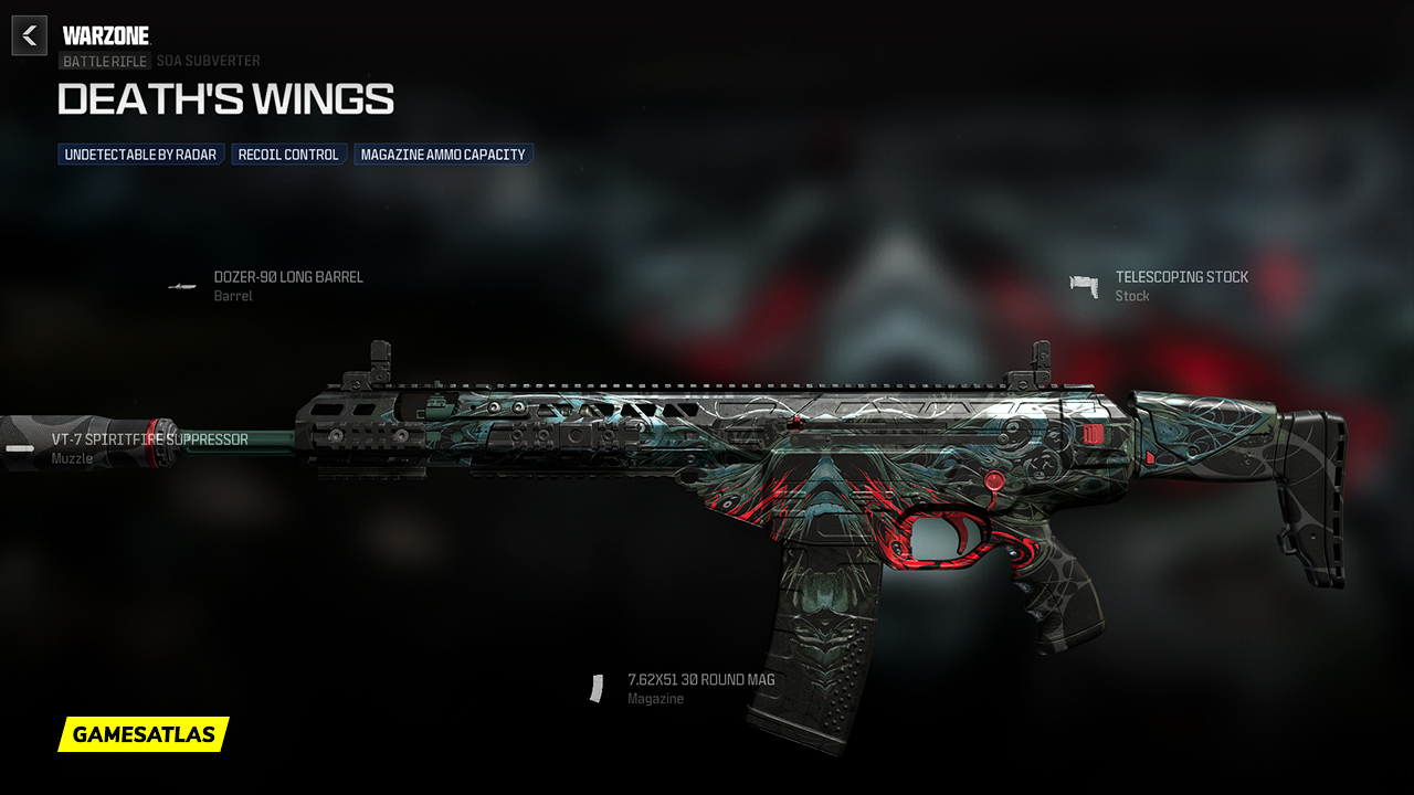 Death's Wings - Warzone and Modern Warfare 3 Blueprint Death's Wings - Warzone and Modern Warfare 3 Blueprint
