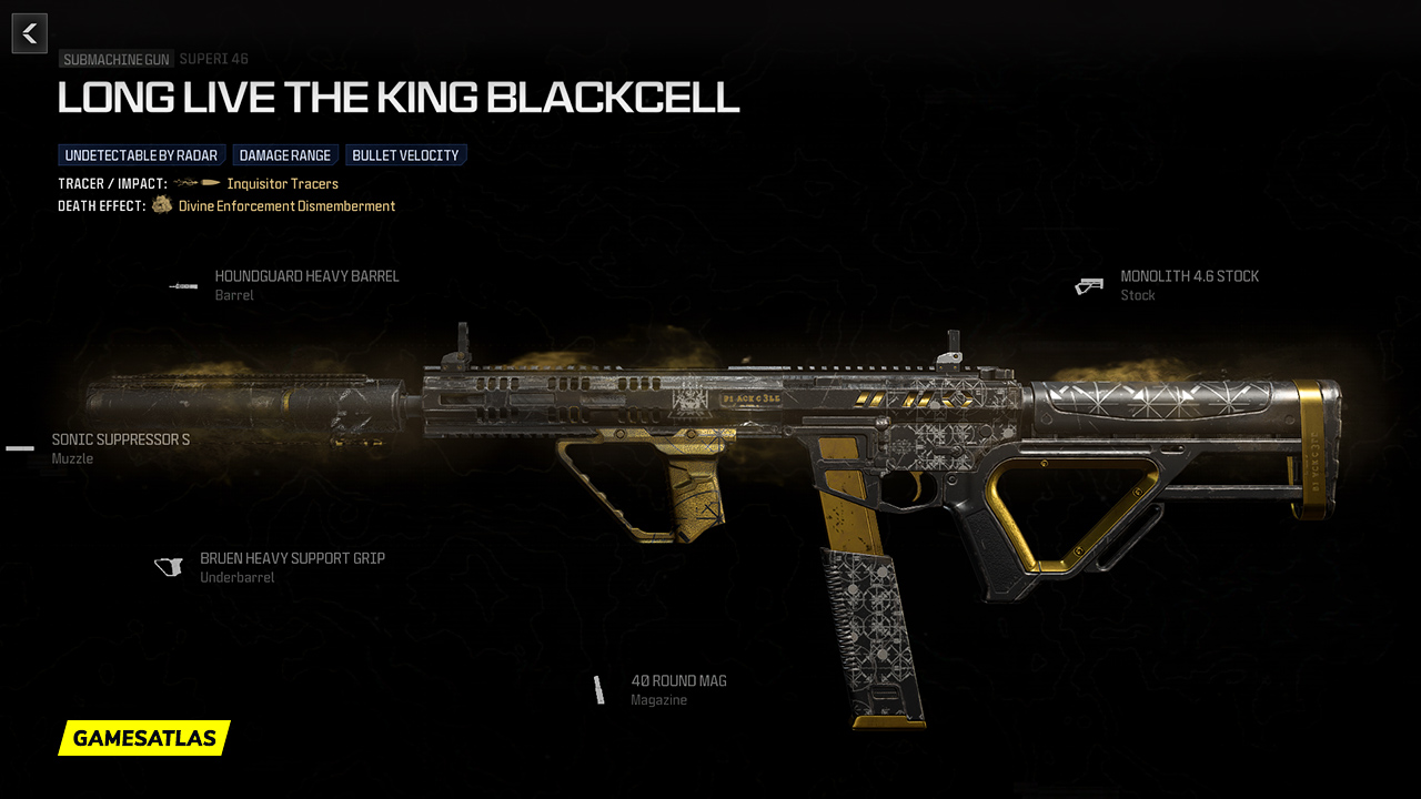 Long Live The King BlackCell - Warzone and Modern Warfare 3 Blueprint