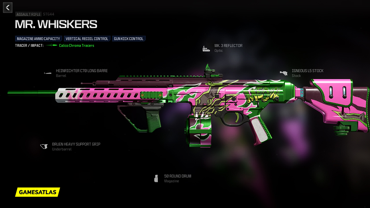 Mr Whiskers - Warzone and Modern Warfare 3 Blueprint Mr Whiskers - Warzone and Modern Warfare 3 Blueprint