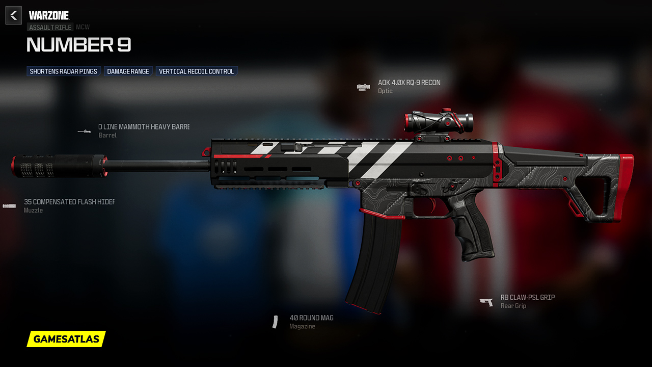 Number 9 - Warzone and Modern Warfare 3 Blueprint Number 9 - Warzone and Modern Warfare 3 Blueprint