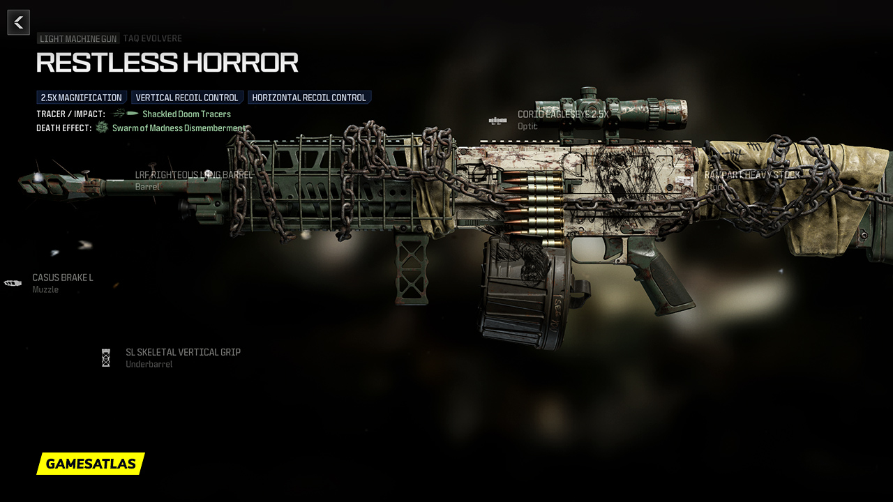 Restless Horror - Warzone and Modern Warfare 3 Blueprint