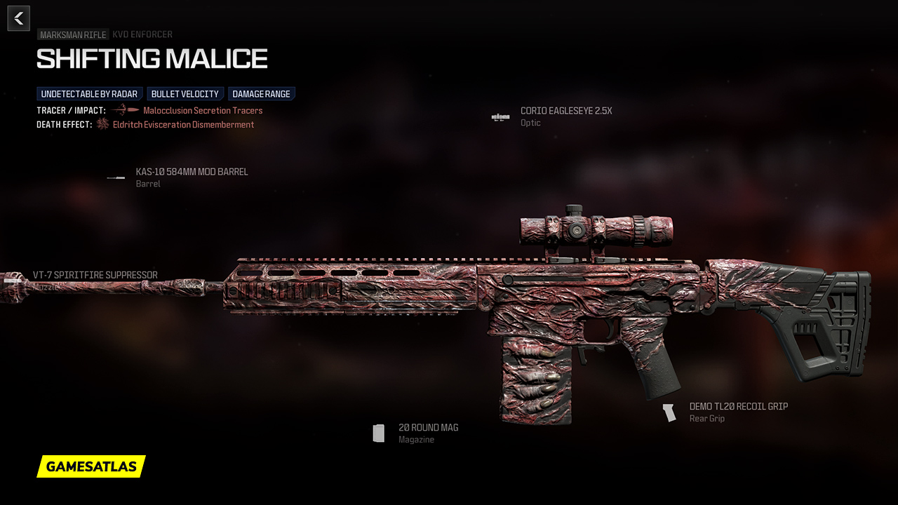 Shifting Malice - Warzone and Modern Warfare 3 Blueprint Shifting Malice - Warzone and Modern Warfare 3 Blueprint