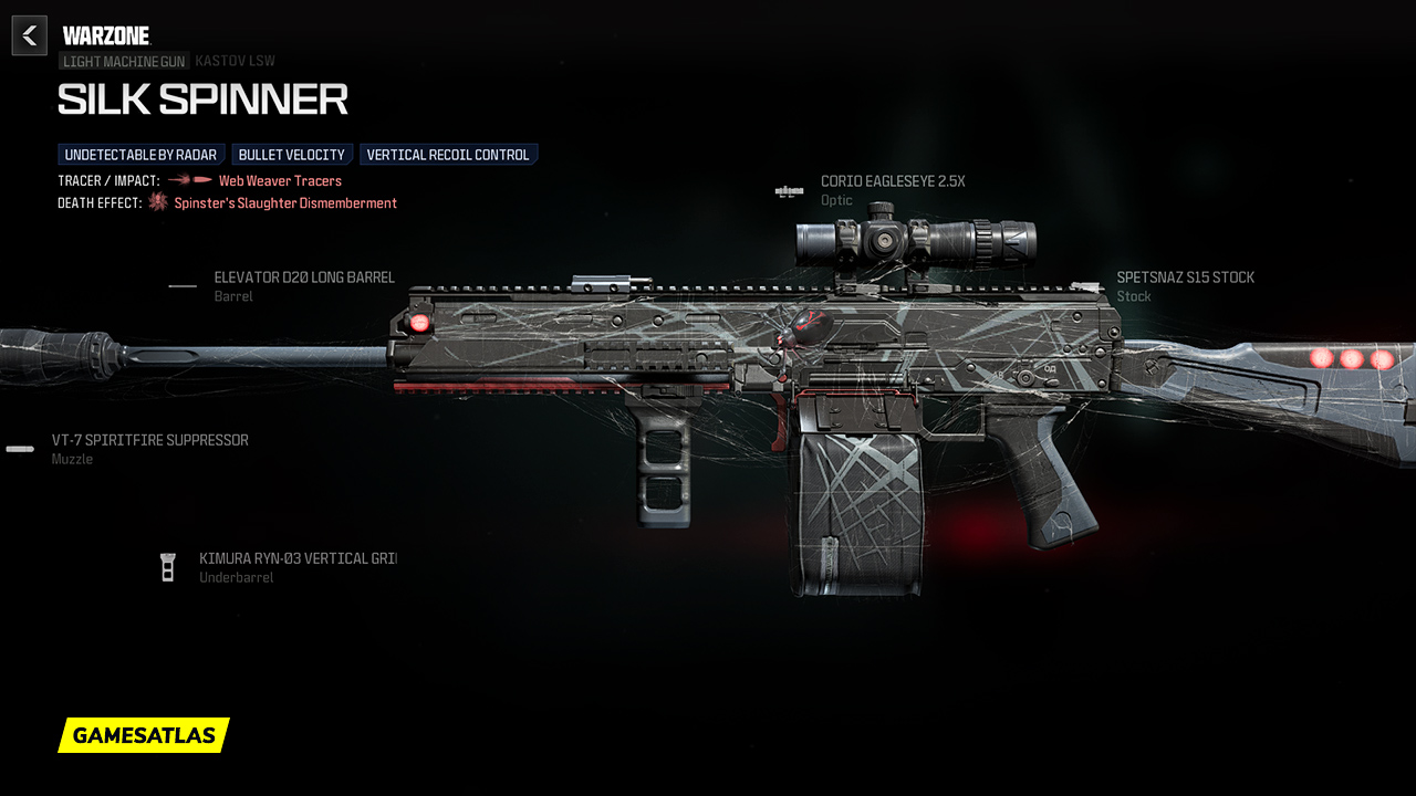 Silk Spinner - Warzone and Modern Warfare 3 Blueprint Silk Spinner - Warzone and Modern Warfare 3 Blueprint
