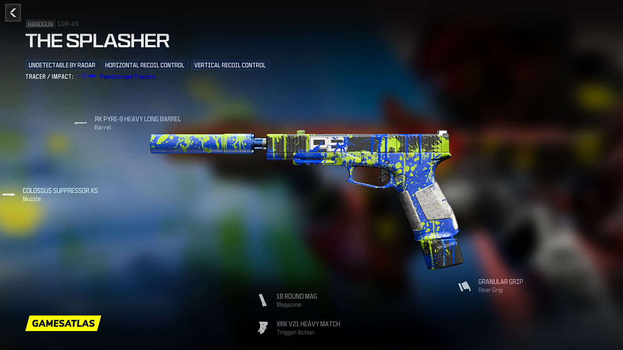 The Splasher - Warzone and Modern Warfare 3 Blueprint
