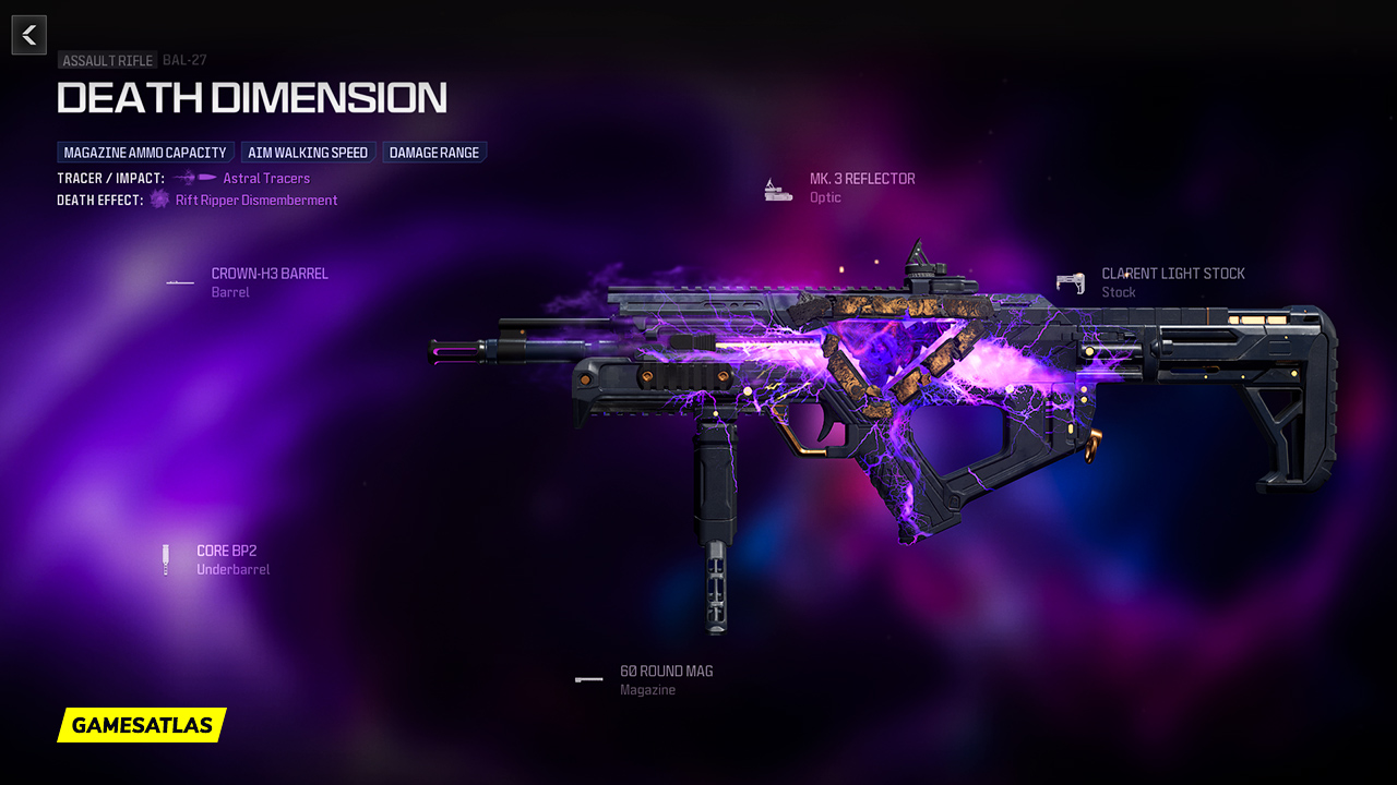 Death Dimension - Warzone and Modern Warfare 3 Blueprint