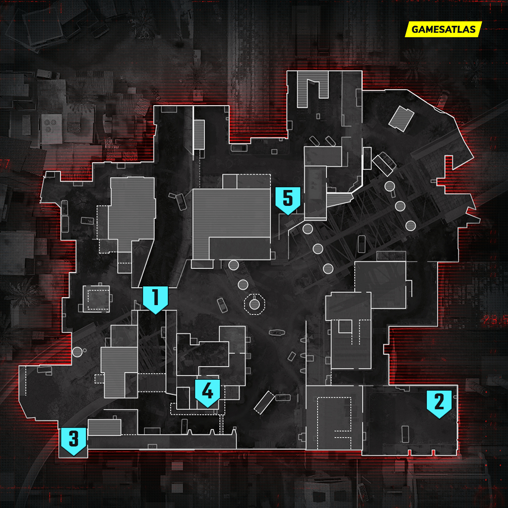 underpass tac map layout mw3 hardpoint rotations