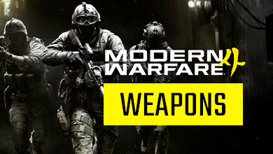 mw4 weapons list