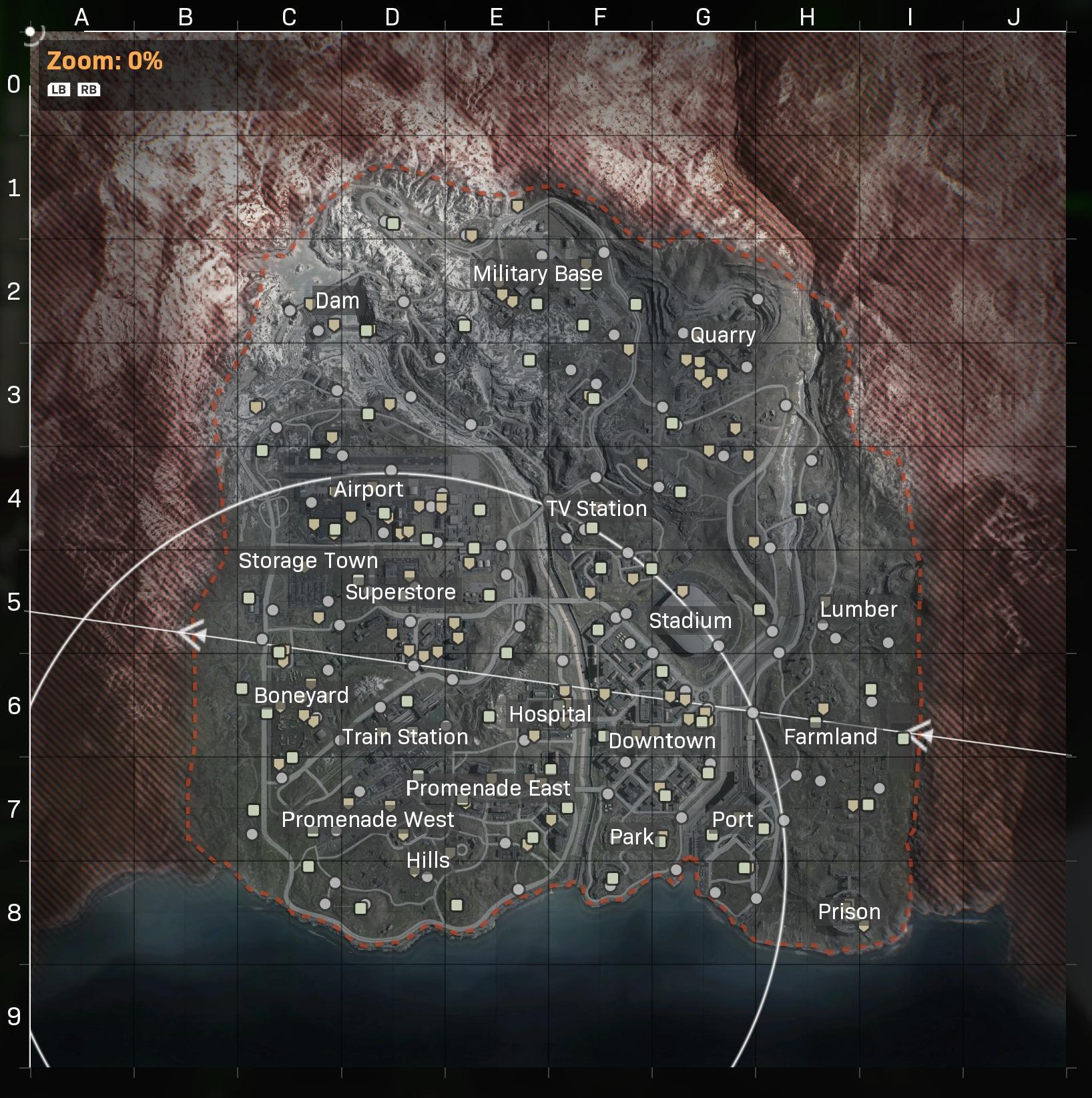 Call Of Duty Modern Warfare Warzone Map