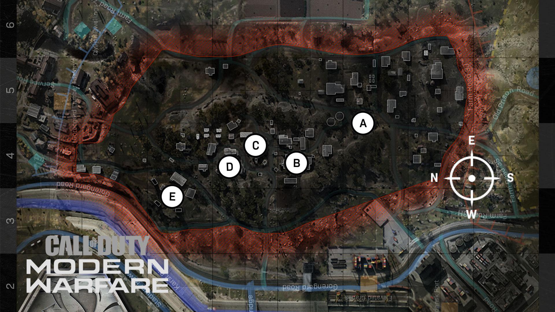 KrovnikFarmland Map GroundWar Objective Locations Flags