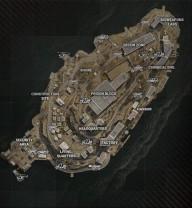 COD Warzone Rebirth Island Map with Locations Names -  New Warzone Map Image