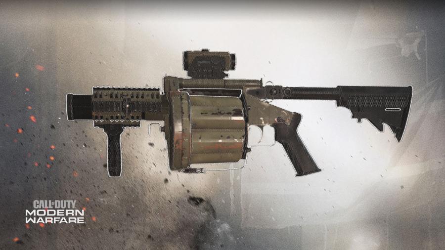 MGL32 Grenade Launcher Weapon Blueprints in COD Modern Warfare and