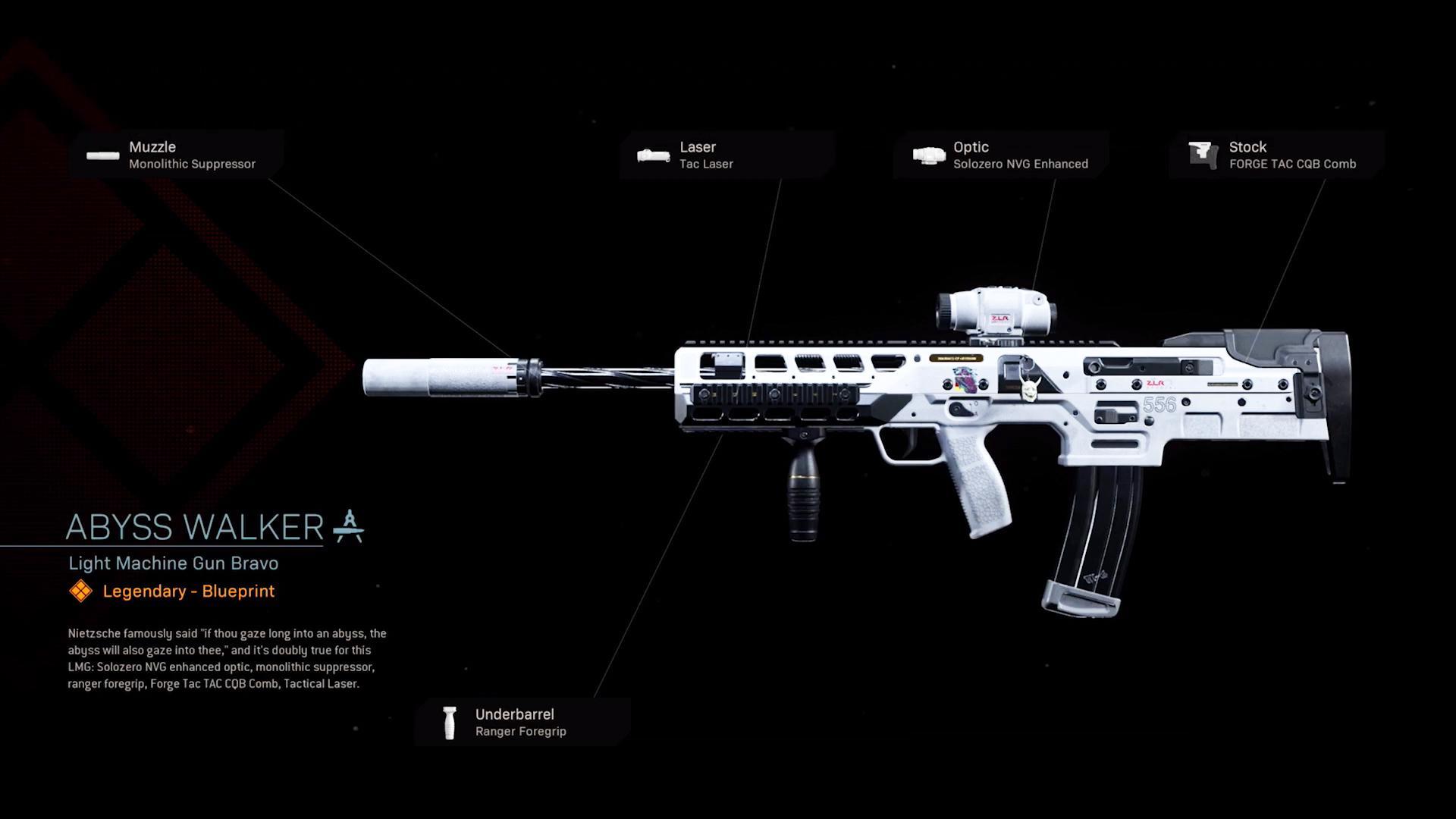 The Abyss Walker is a Weapon Blueprint available in Call of Duty: Modern Wa...