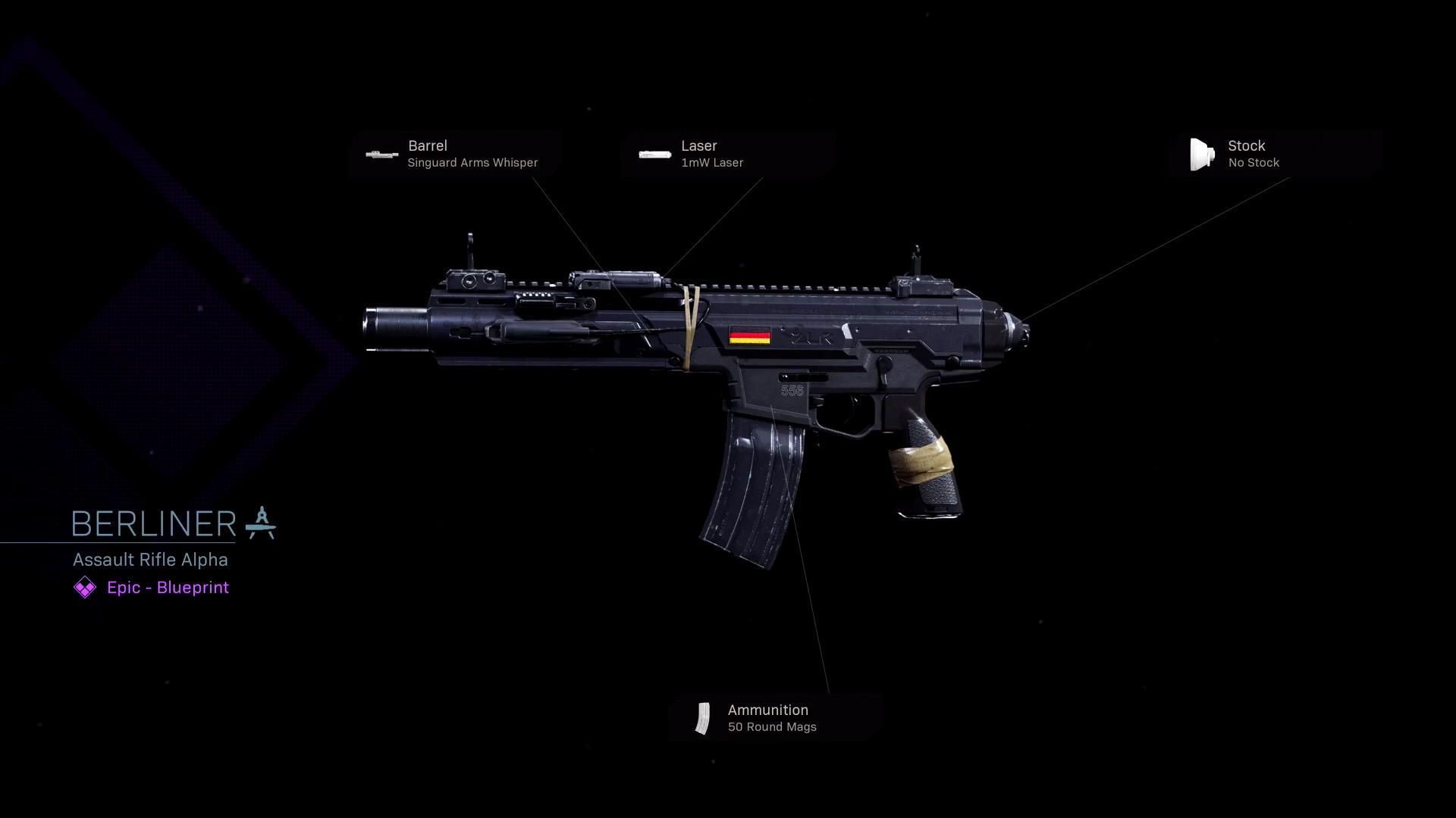 Berliner - COD Warzone and Modern Warfare Weapon Blueprint | Call of Duty Berliner - COD Warzone and Modern Warfare Weapon Blueprint | Call of Duty