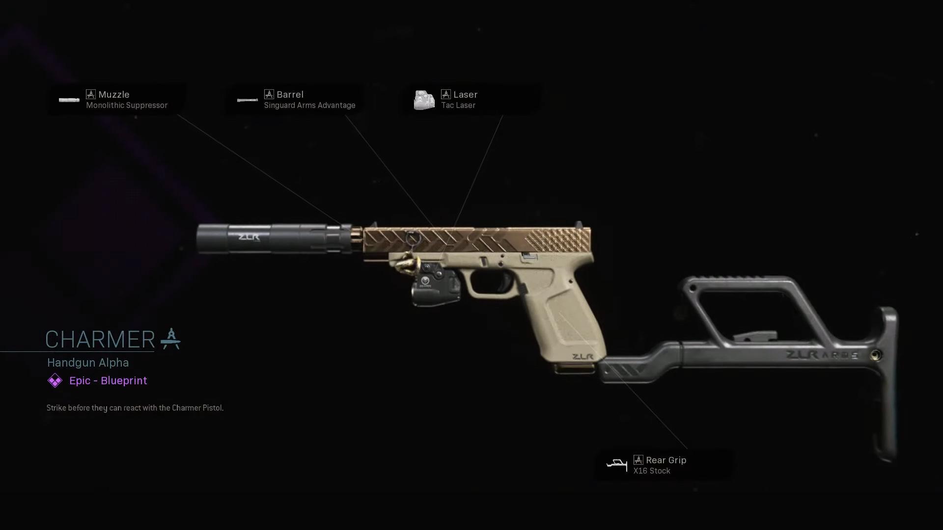 Charmer Cod Warzone Weapons Epic Blueprint Call Of Duty Modern Warfare