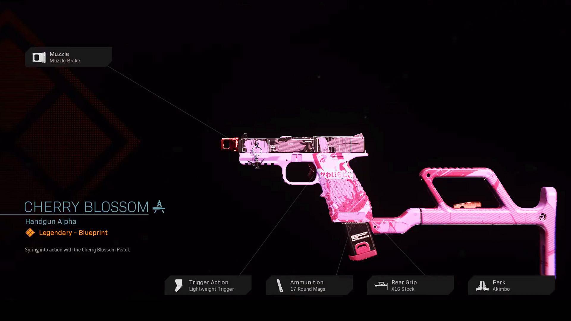 Cherry Blossom Cod Warzone Mw Weapon Blueprint Legendary Epic Rare Cod Warzone Blueprints Database