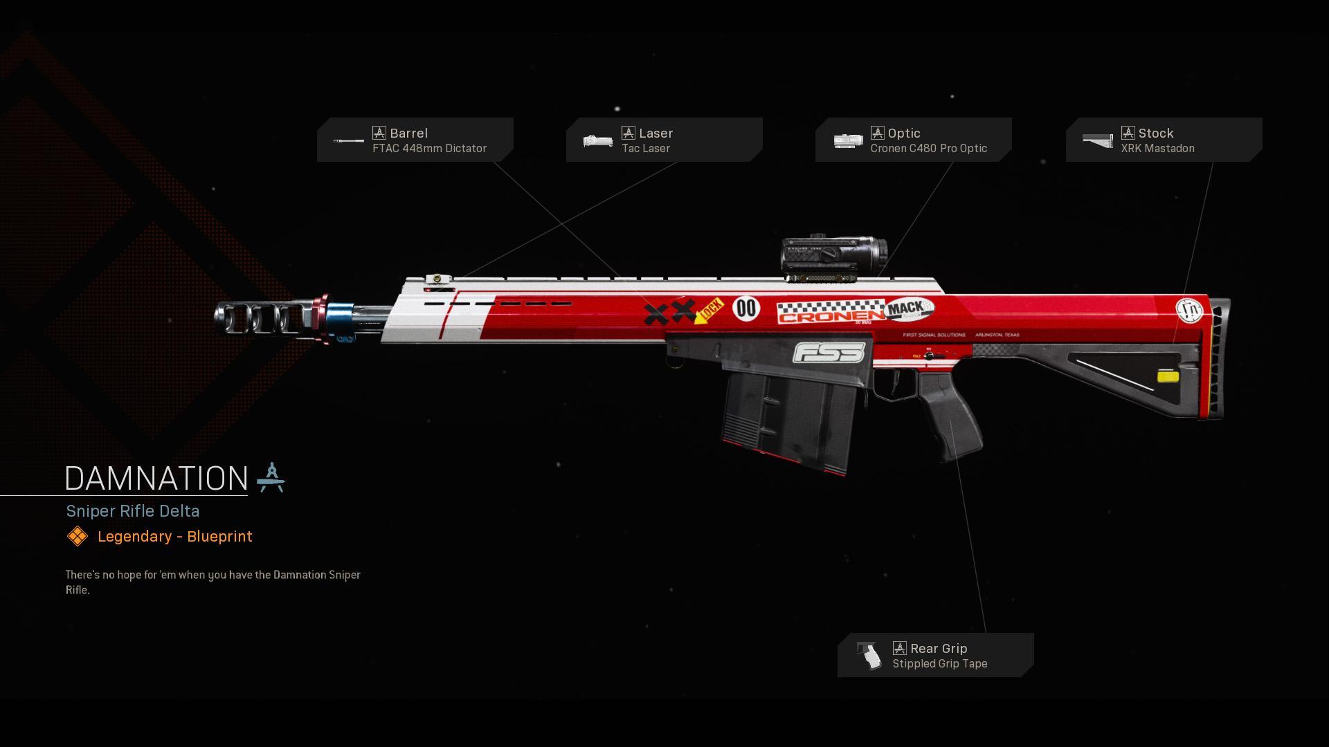 Damnation - COD Warzone and Modern Warfare Weapon Blueprint | Call of Duty Damnation - COD Warzone and Modern Warfare Weapon Blueprint | Call of Duty
