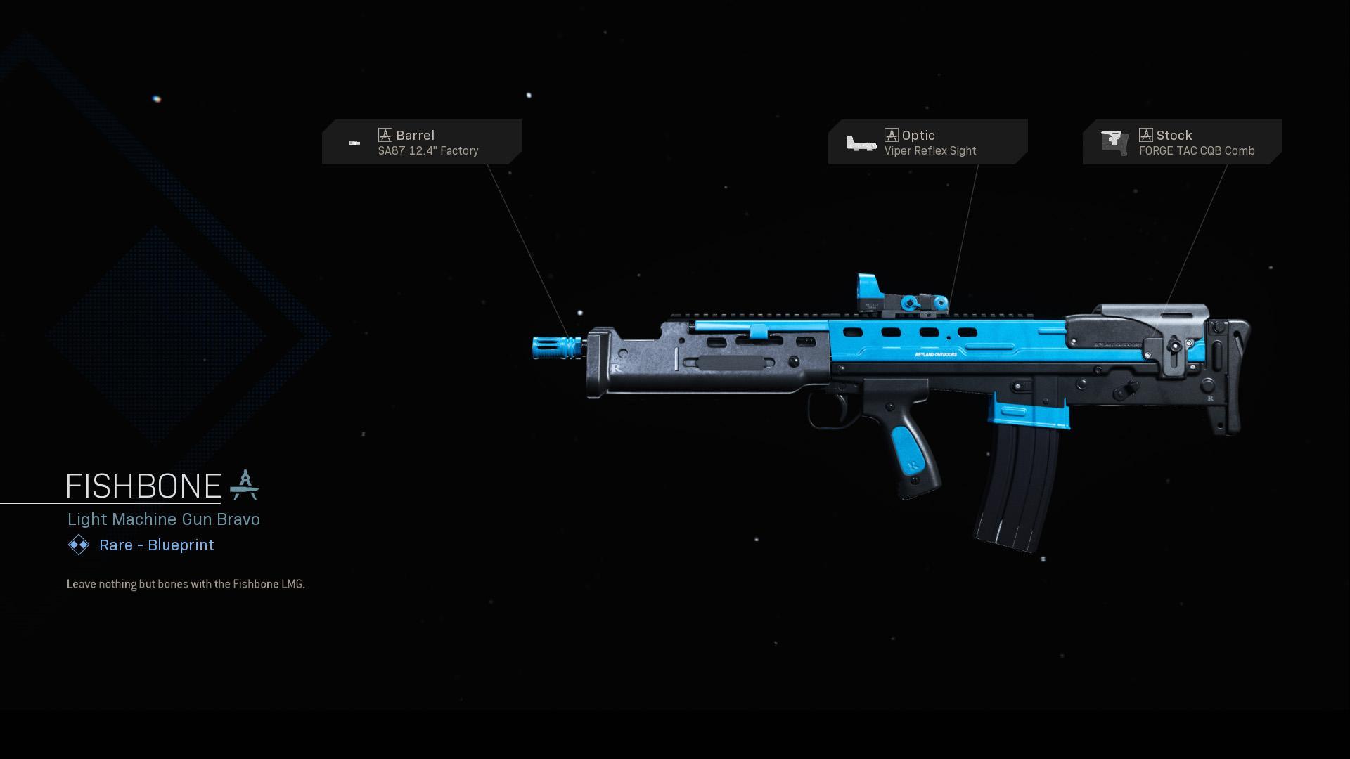 Fishbone - COD Warzone and Modern Warfare Weapon Blueprint | Call of Duty