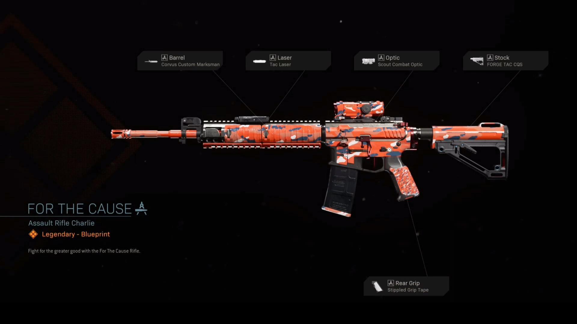 The For The Cause is a Weapon Blueprint available in Call of Duty: Modern W...