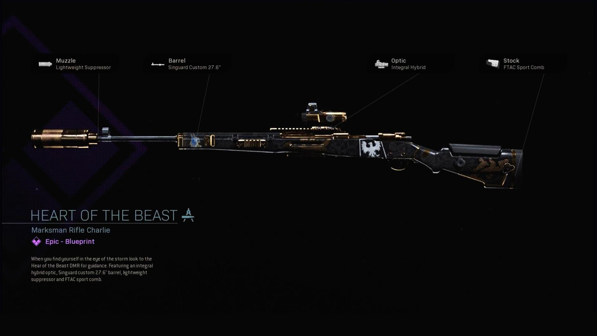 Heart of the Beast - COD Warzone and Modern Warfare Weapon Blueprint | Call of Duty