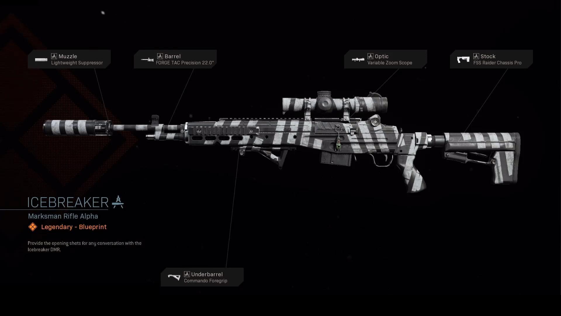 Icebreaker - COD Warzone and Modern Warfare Weapon Blueprint | Call of Duty