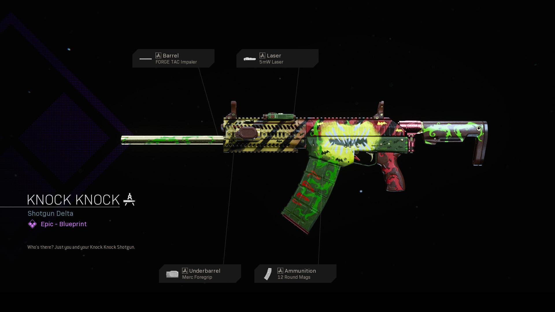 Knock Knock - COD Warzone and Modern Warfare Weapon Blueprint | Call of Duty Knock Knock - COD Warzone and Modern Warfare Weapon Blueprint | Call of Duty