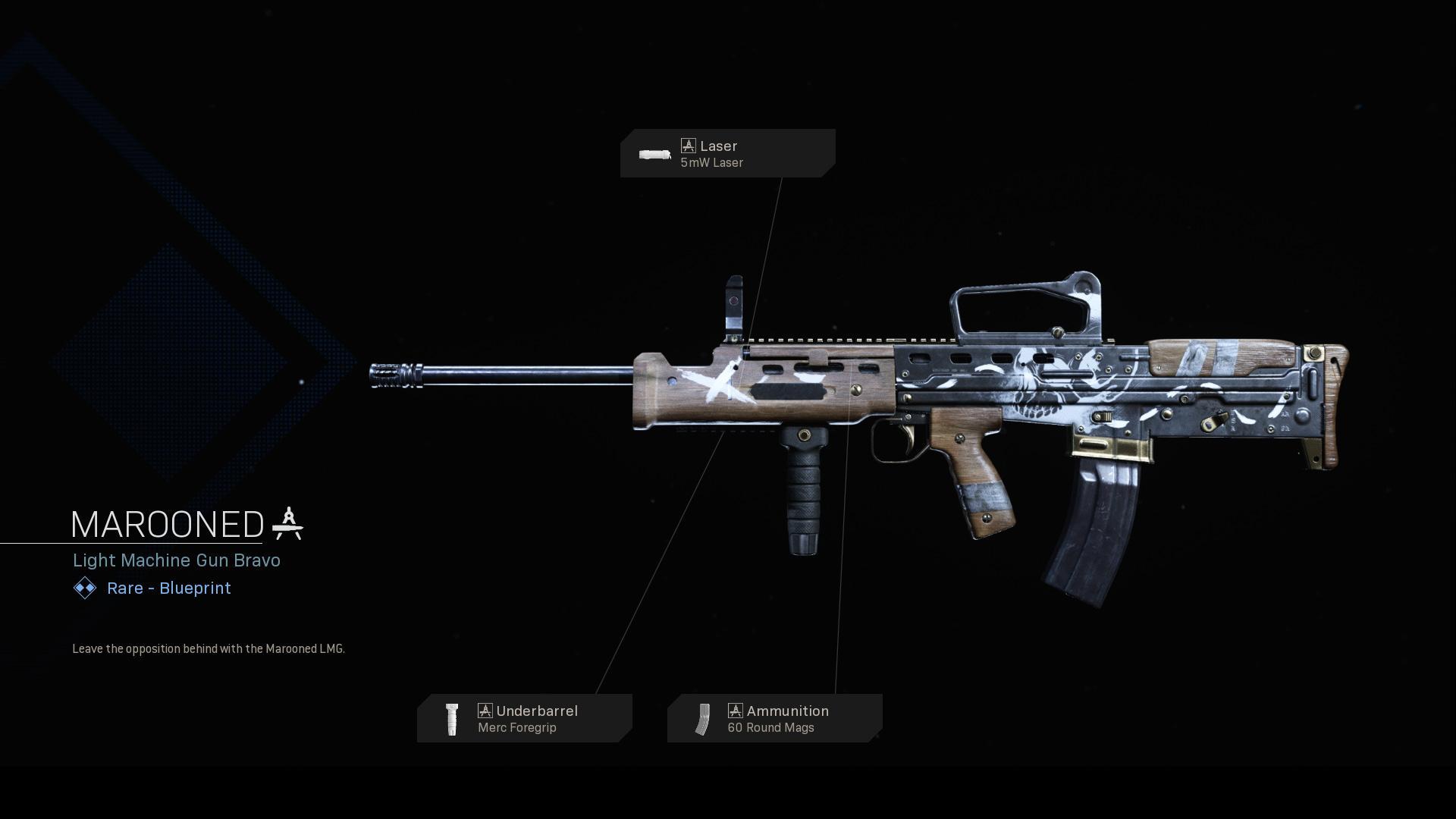 It is a Rare blueprint variant of the base weapon SA87