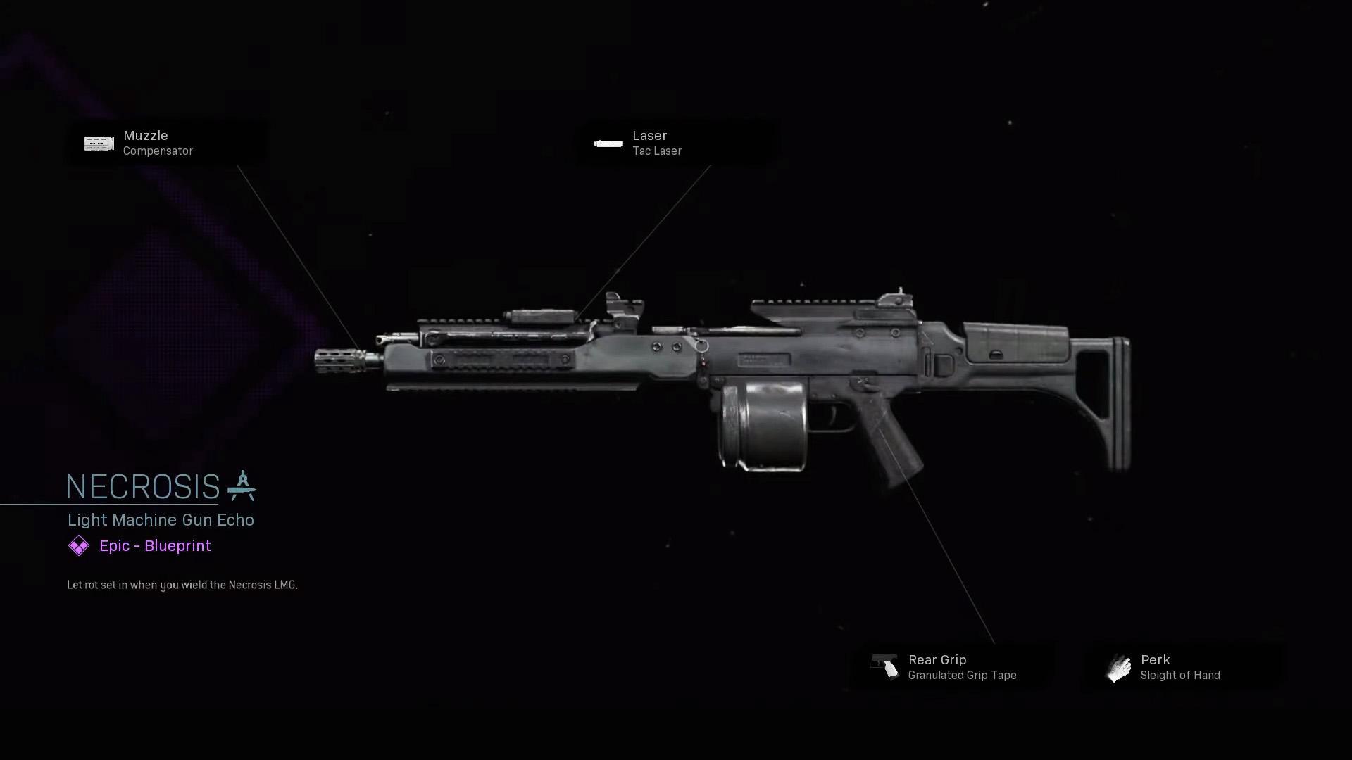 Necrosis Cod Warzone Epic Weapon Blueprint Cod Warzone Blueprints