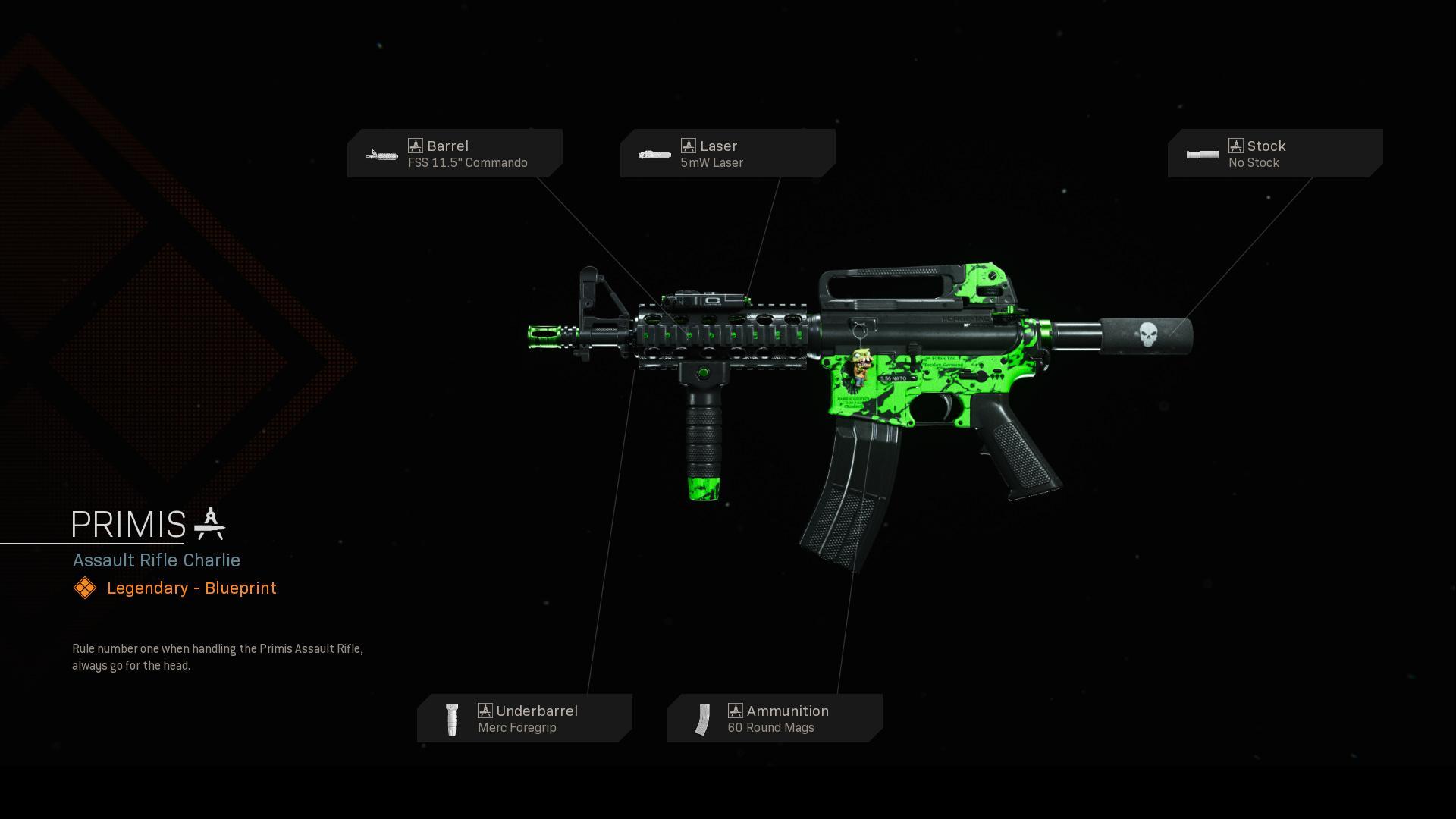 The Primis is a Weapon Blueprint available in Call of Duty: Modern Warfare ...