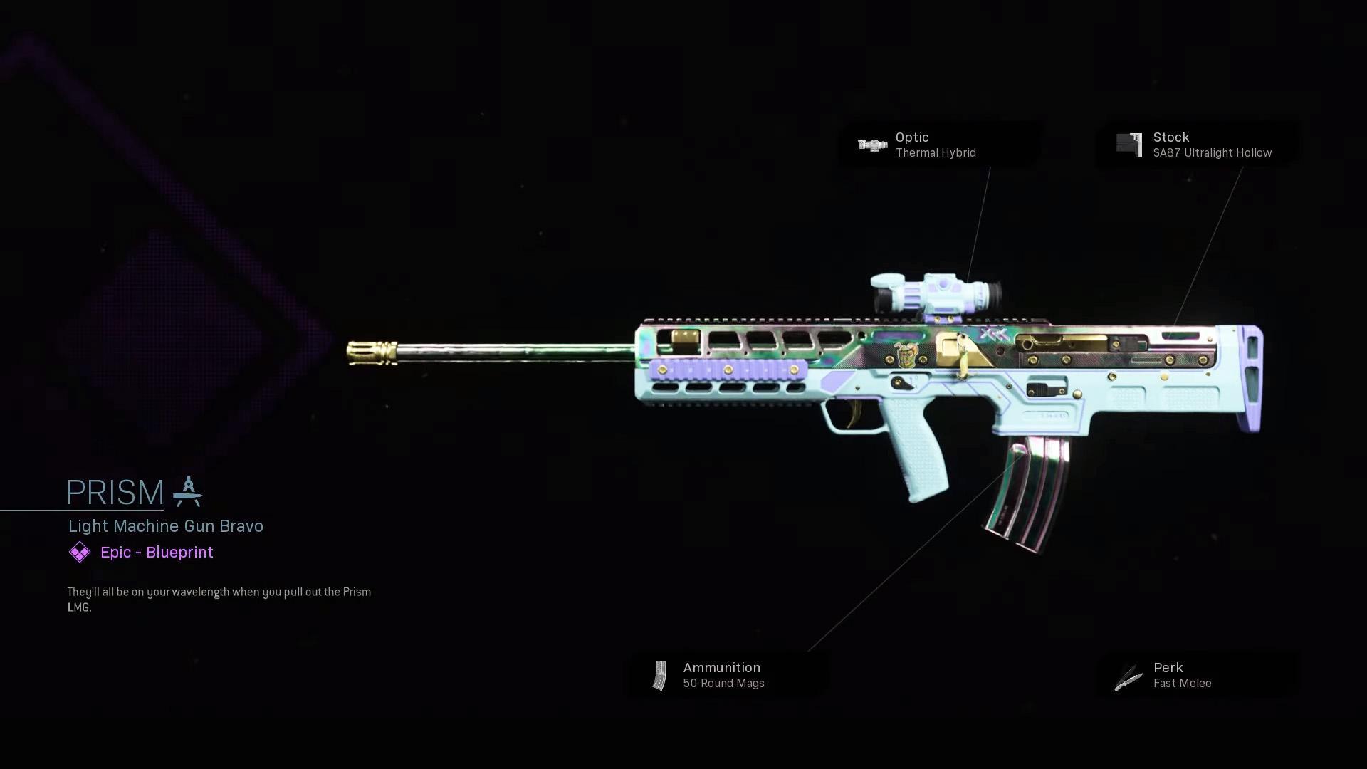 It is a Epic blueprint variant of the base weapon SA87
