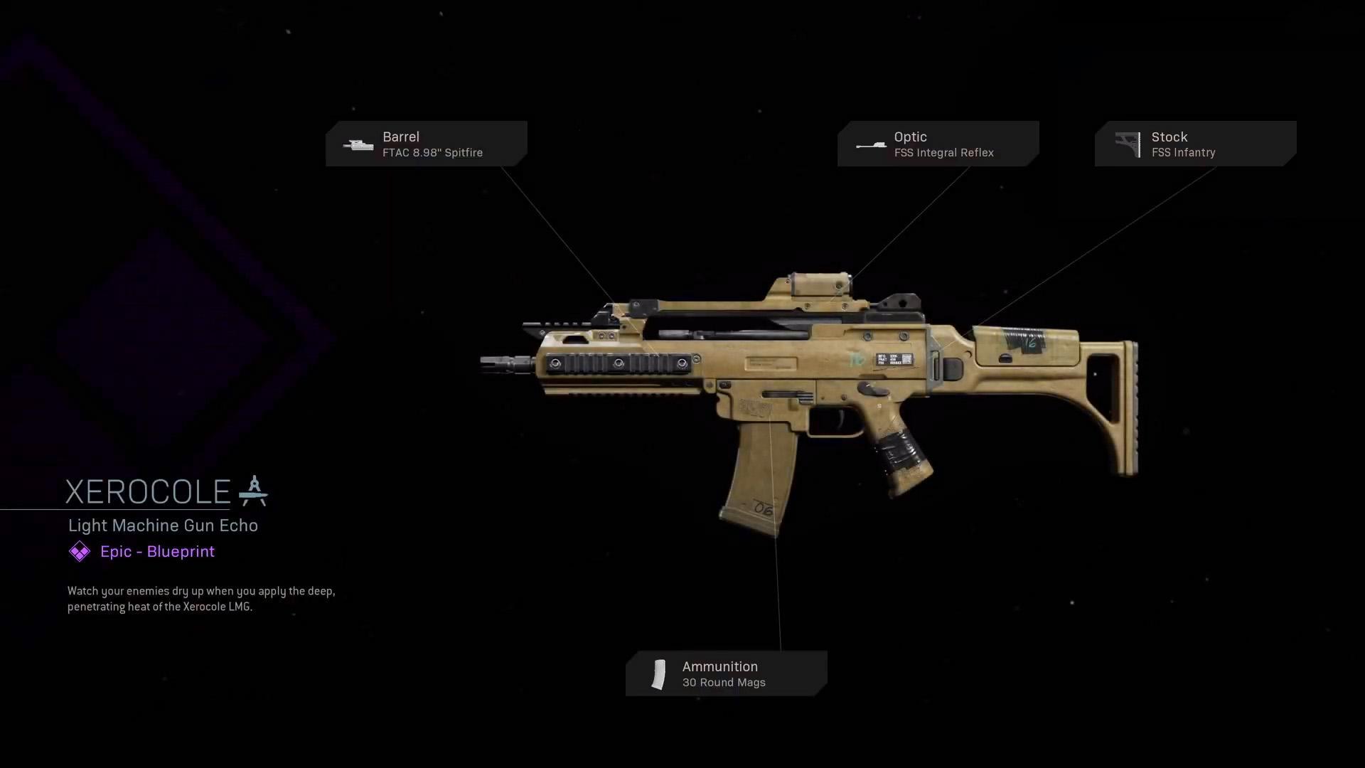 Xerocole Cod Warzone Weapons Epic Blueprint Call Of Duty Modern Warfare